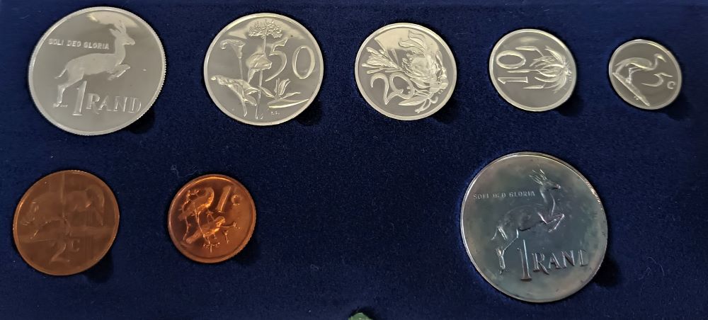 1988 Proof Set 1c to R1