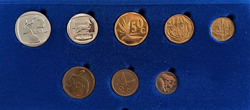 1990 PROOF COIN SET 1c to R2