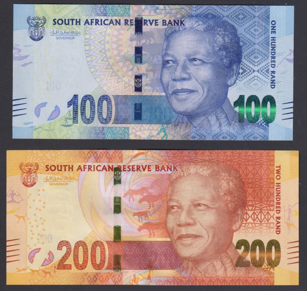 MANDELA  AA BANKNOTE SAME PREFIX SET