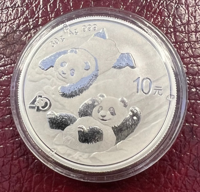 CHINA 2022 PANDA ONE OUNCE SILVER PROOF