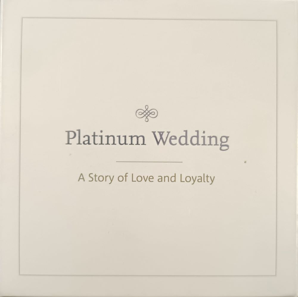 PLATINUM WEDDING ANNIVERSARY 2017 UK QUARTER OUNCE