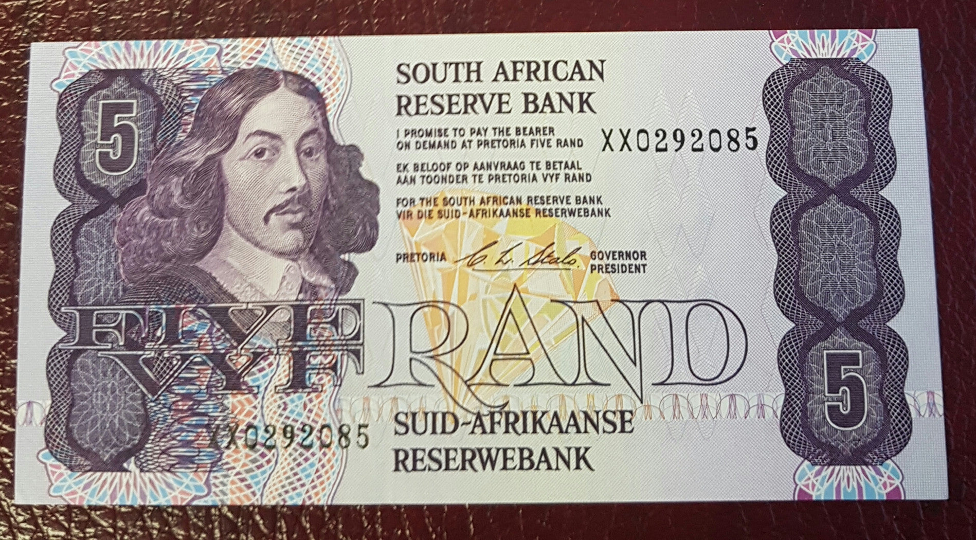 FIVE RAND 1990 1st ISSUE - CL STALS -REPLACEMENT