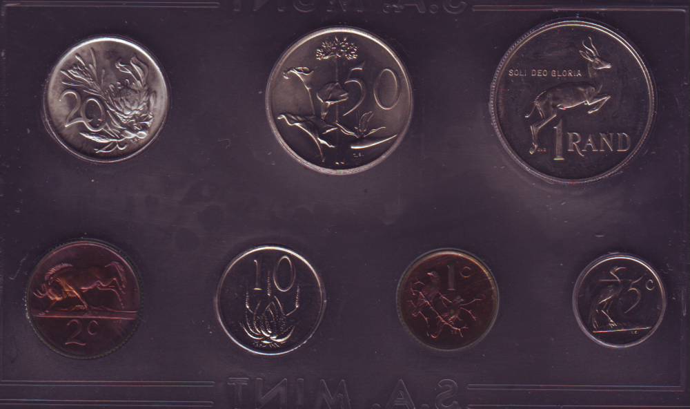 1987 Uncirculated Set 1c to R1