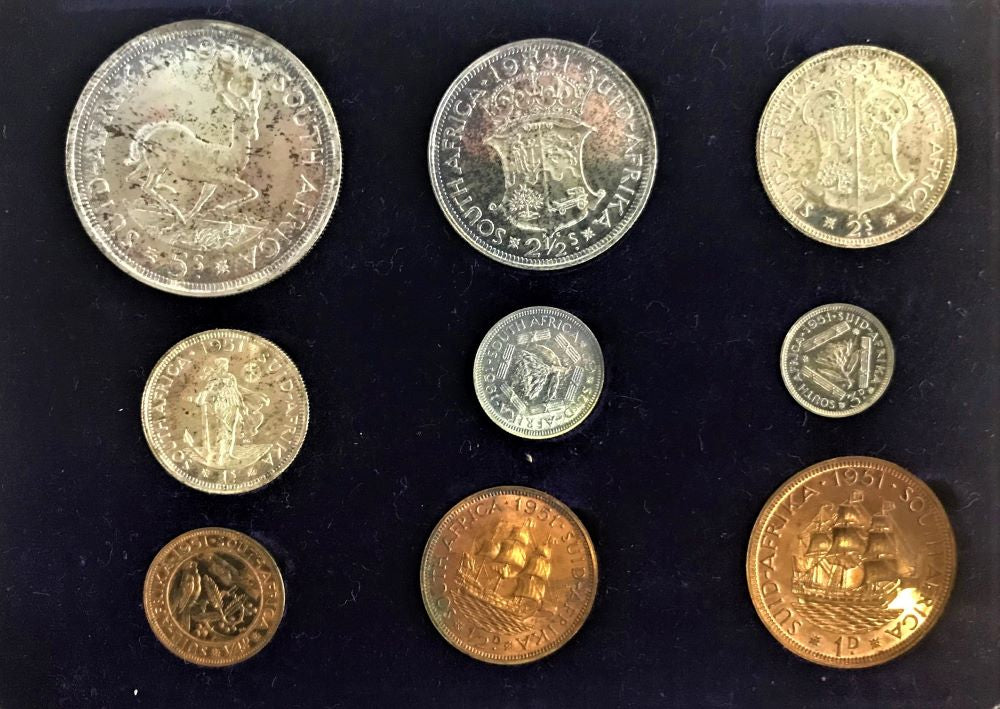 SOUTH AFRICA 1951 PROOF SET