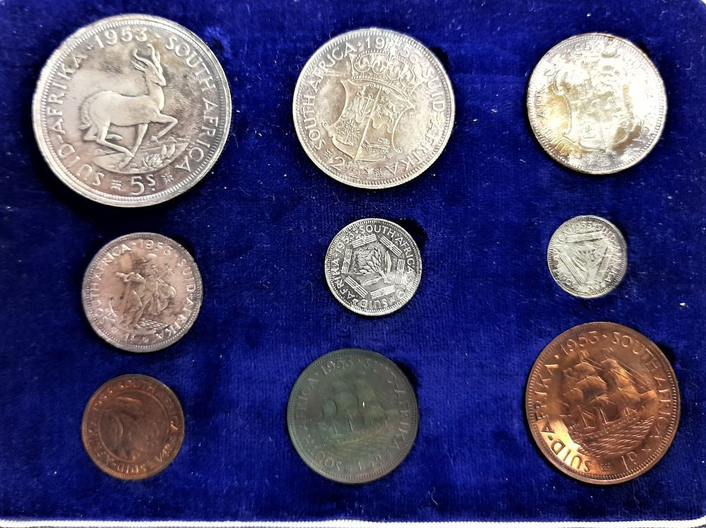 SOUTH AFRICA 1953 PROOF SET