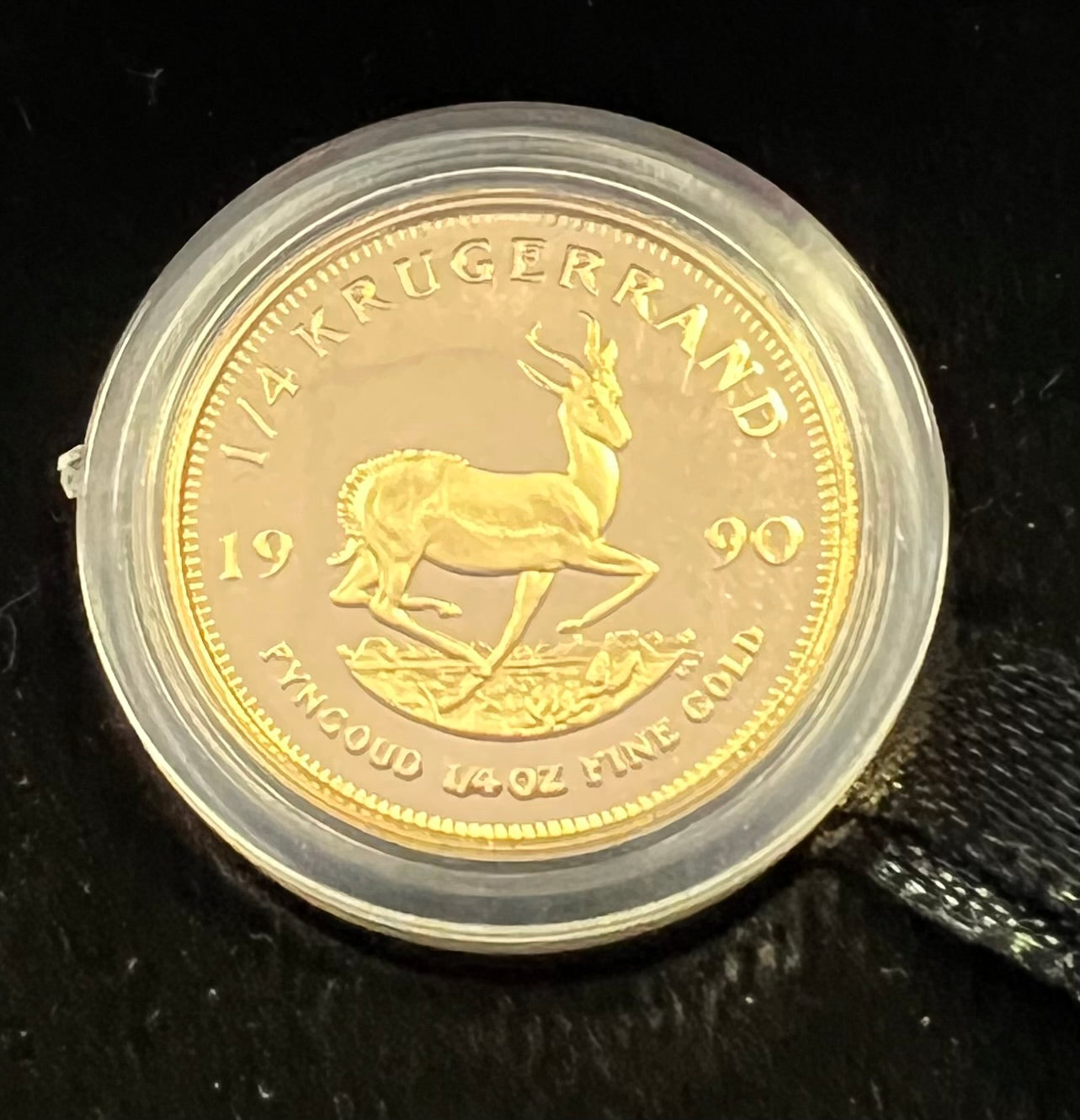 1990  PROOF QUARTER OUNCE  KRUGERRAND