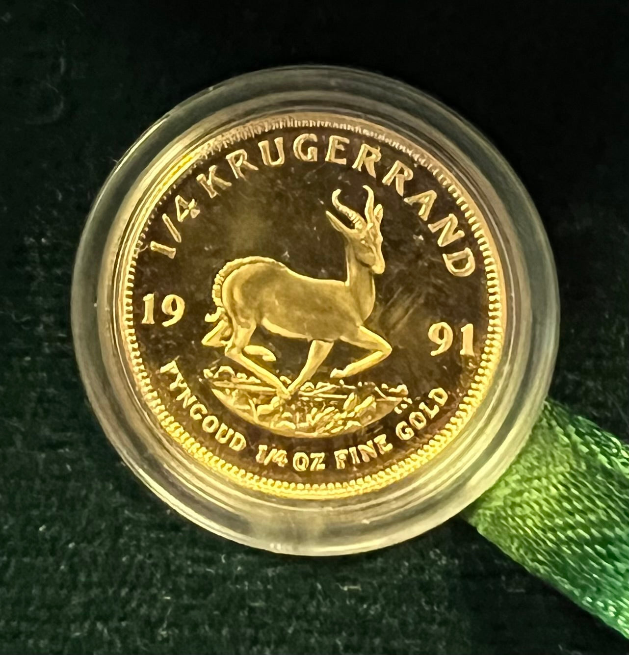 1991  PROOF QUARTER OUNCE  KRUGERRAND