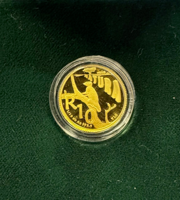 2011 GOLD NATURA MEERKAT ONE TENTH PROOF