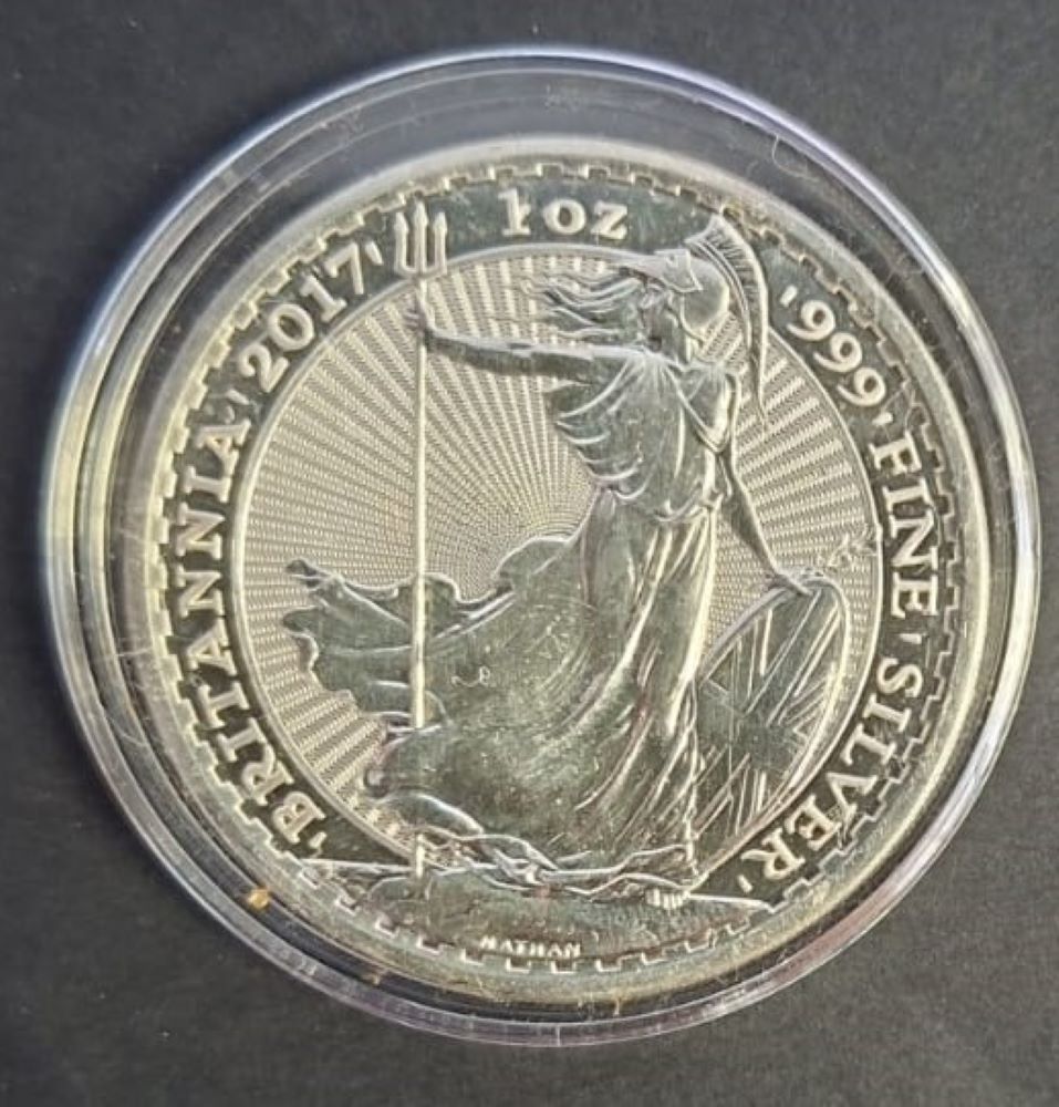 2017 SILVER GREAT BRITAIN ONE OUNCE BRITANNIA