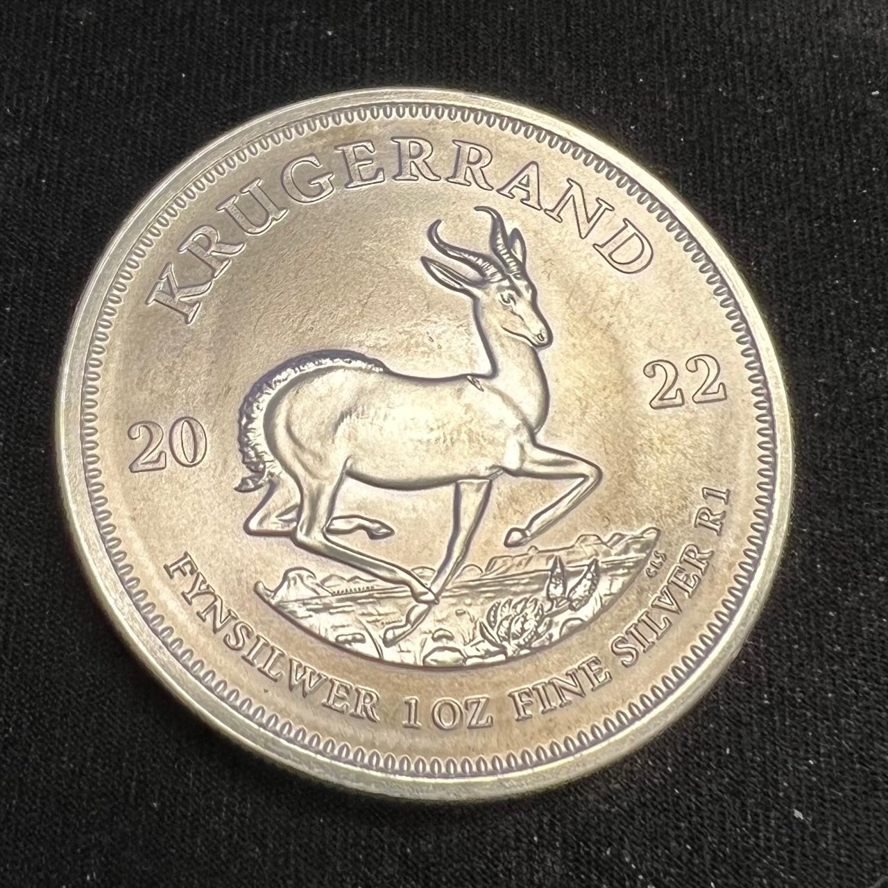 2022  ONE  OUNCE SILVER KRUGERRAND