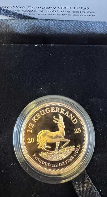 2025 PROOF HALF OUNCE KRUGERRAND