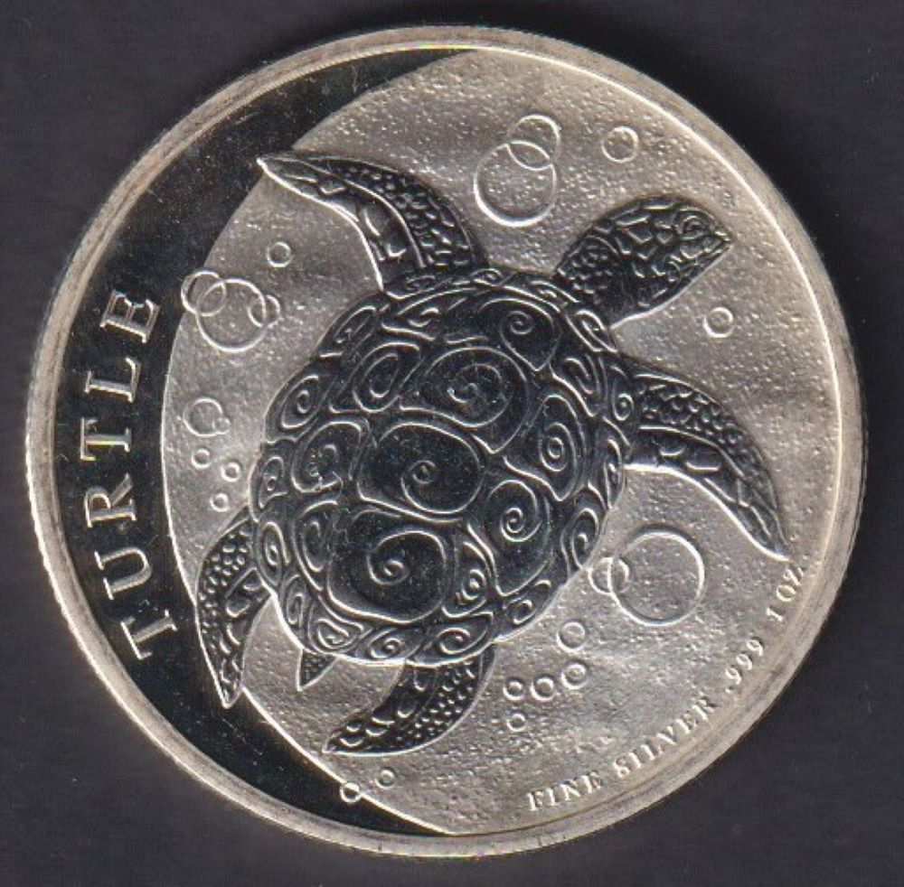 2017 NIUE $2 HAWKSBILL TURTLE