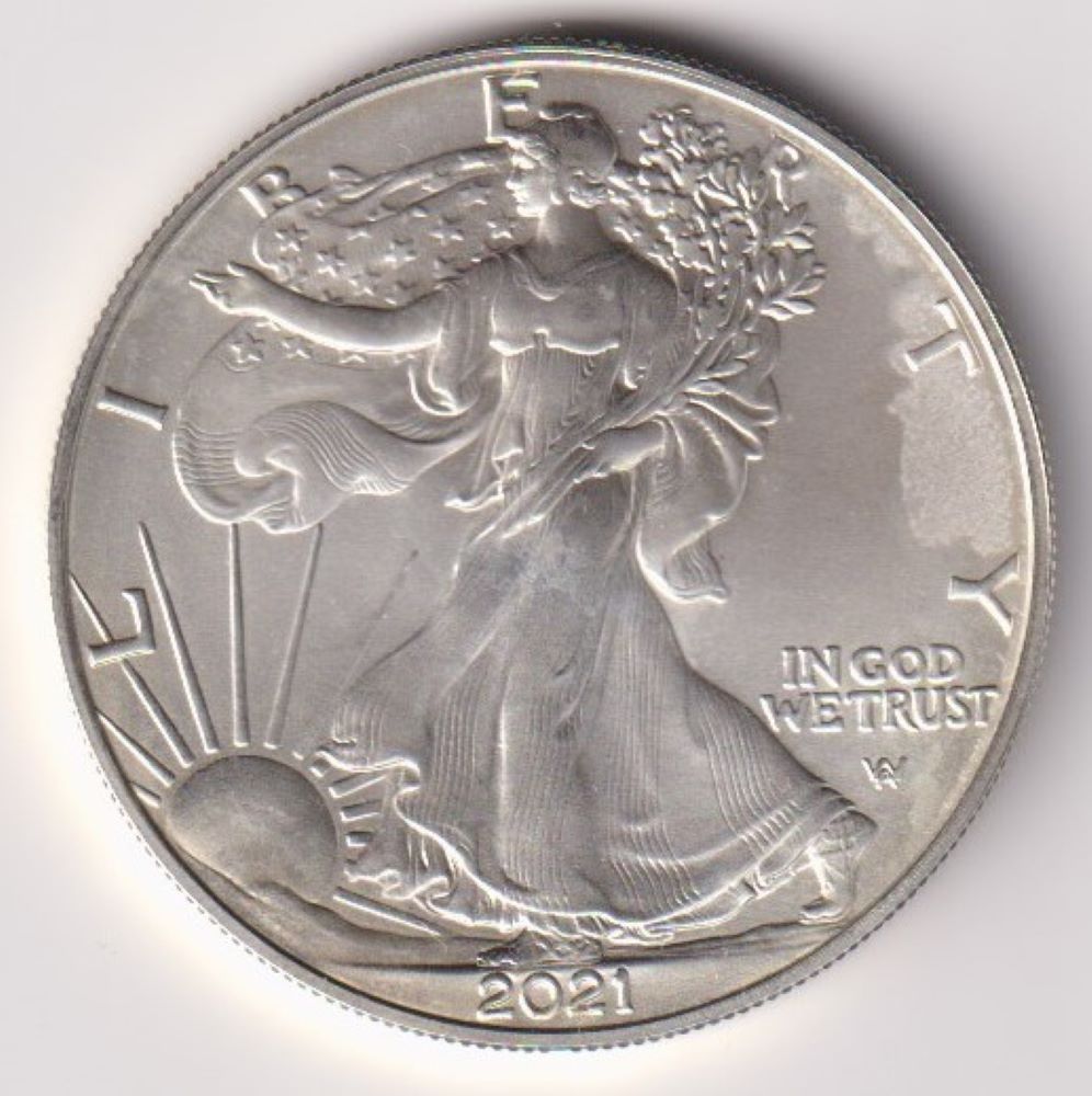 ONE OUNCE  2021 SILVER USA LIBERTY DOLLAR