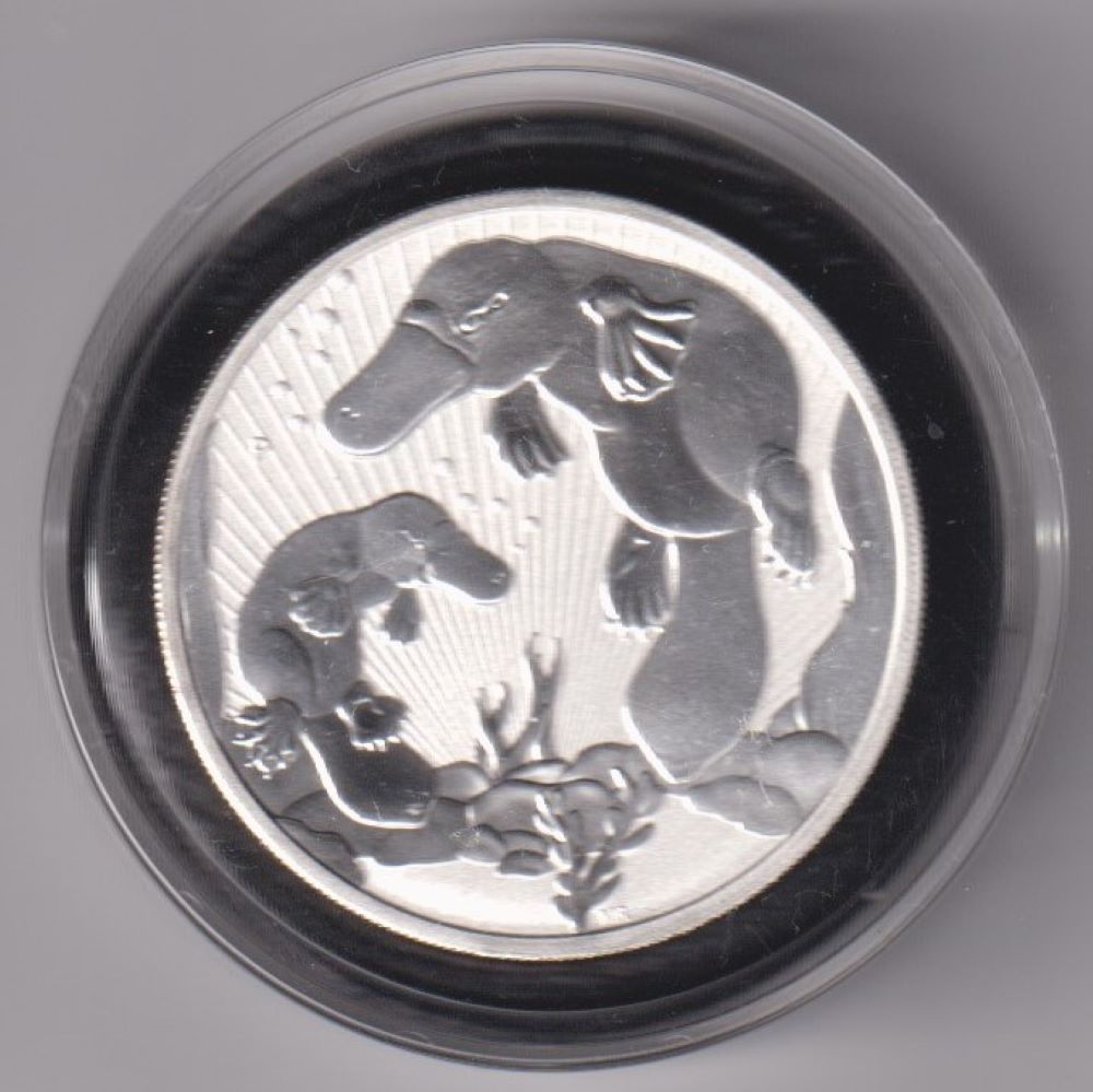 AUSTRALIA 2021 PLATYPUS  SILVER TWO OUNCE  - 2 Dollars