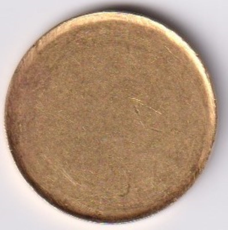 KAALPOND WITH RIM -  UNGRADED  8 GRAMS: 22 CT GOLD: DIAMETER 21-22mm