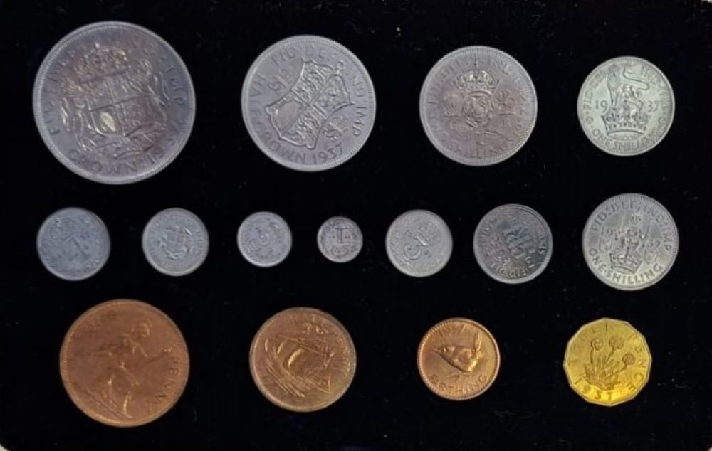 GREAT BRITAIN 1937 KGV1 SPECIMEN PROOF SET