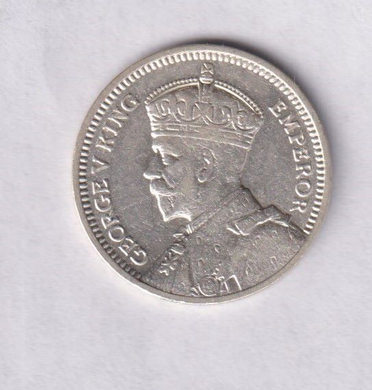 SOUTHERN RHODESIA - 3D SILVER COIN - 1932