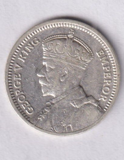 SOUTHERN RHODESIA - 3D SILVER COIN - 1934