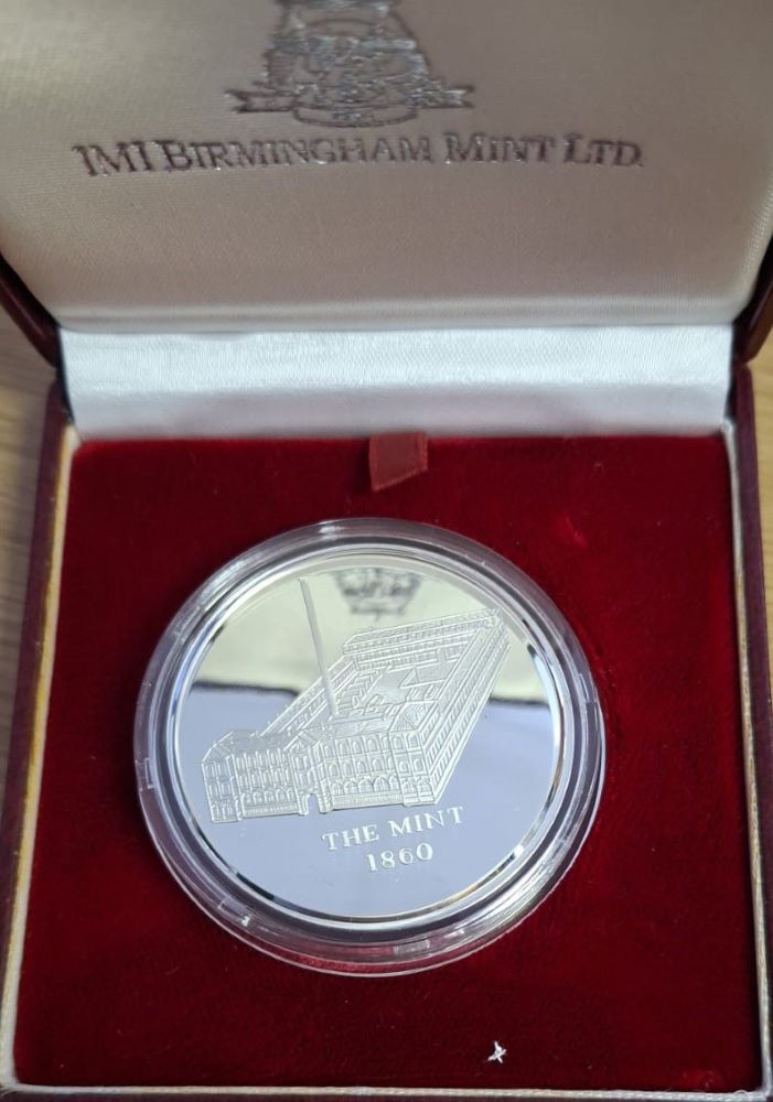 BIRMINGHAM MINT SILVER MEDALLION - 925 SILVER & 44.4 Grams