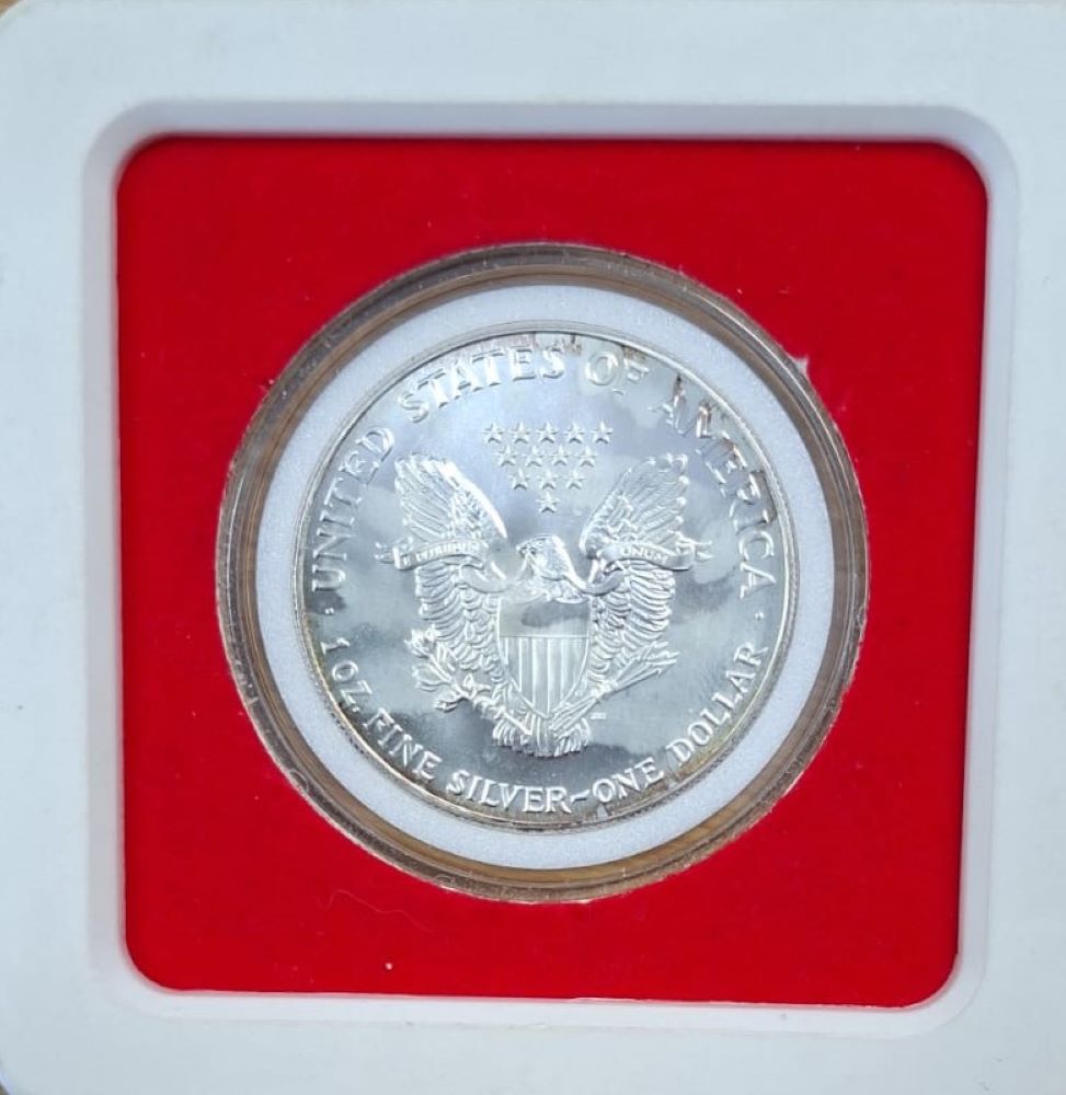 USA 1993 LIBERTY DOLLAR ONE  OUNCE  SILVER PROOF