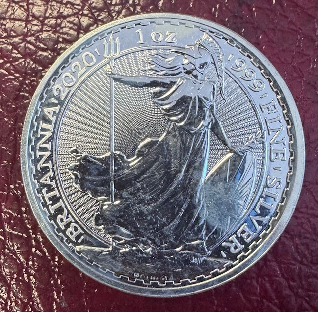 2020 SILVER GREAT BRITAIN ONE OUNCE BRITANNIA