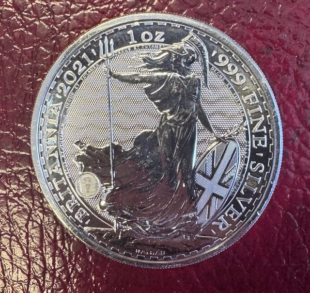 2021 SILVER GREAT BRITAIN ONE OUNCE BRITANNIA