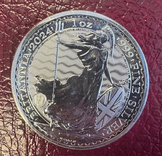 2024 SILVER GREAT BRITAIN ONE OUNCE BRITANNIA