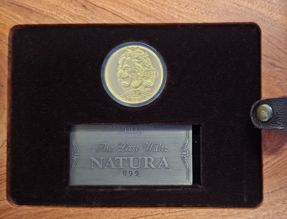 2003 NATURA WILD CATS OF AFRICA - THE LION - ONE OUNCE PROOF COIN