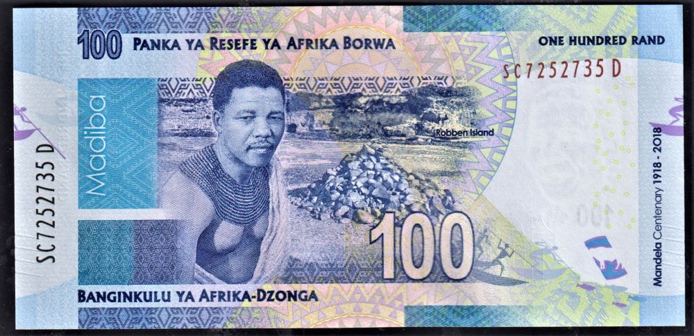 ONE HUNDRED RAND KGANYAGO - 2ND ISSUE - 2018