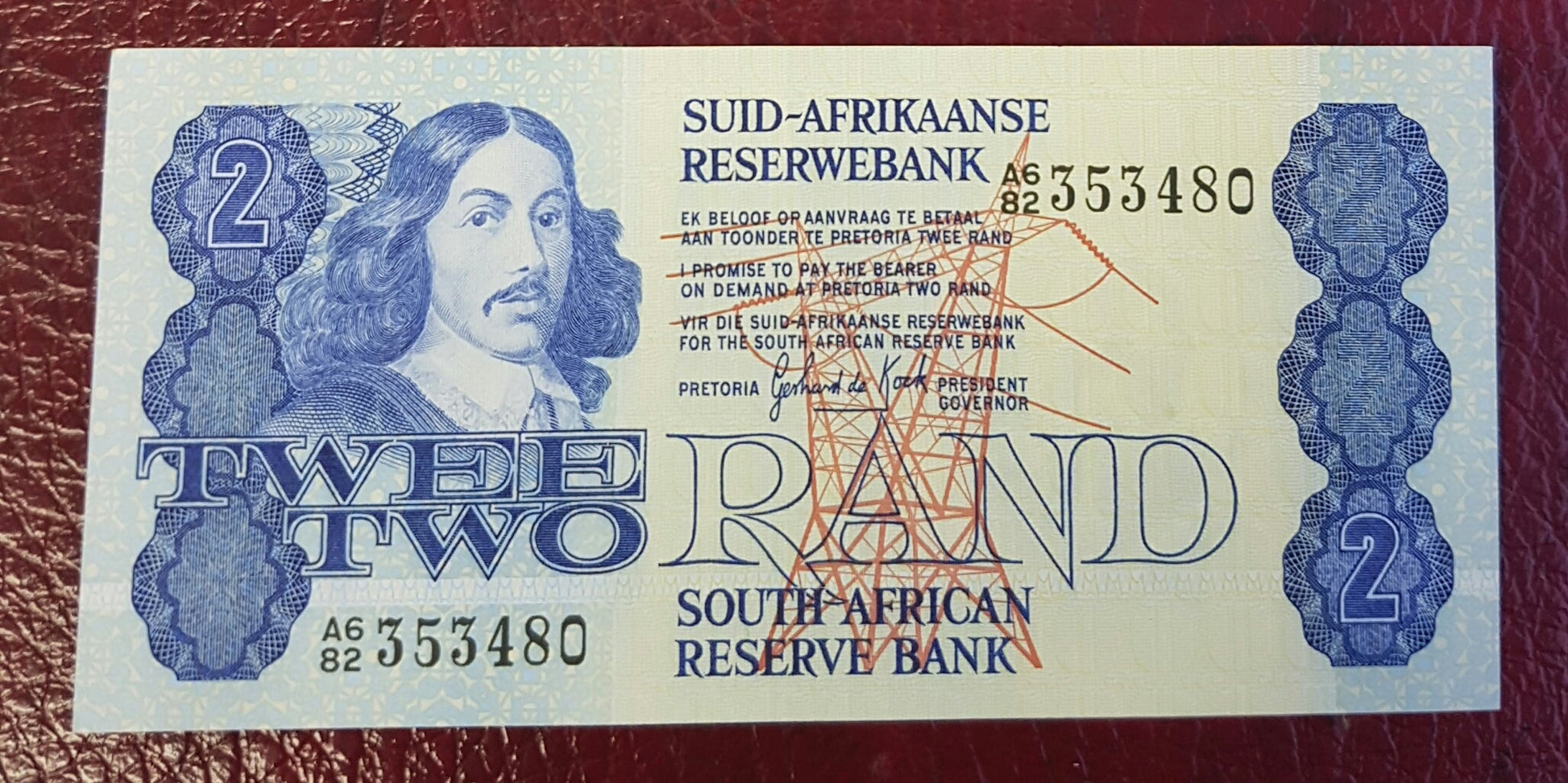 TWO RAND 1983 2nd ISSUE  - GPC de KOCK