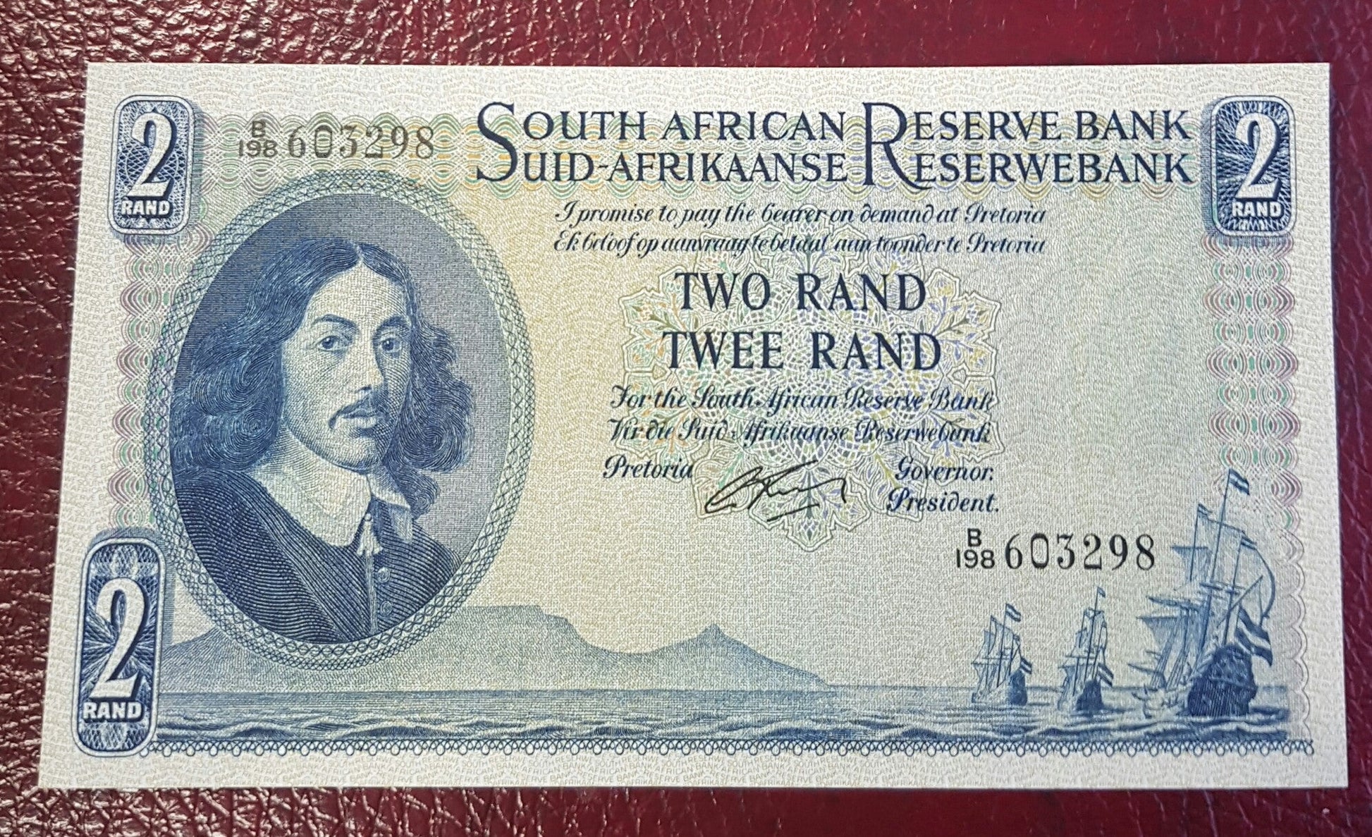 TWO RAND 1962  1st  ISSUE - G RISSIK