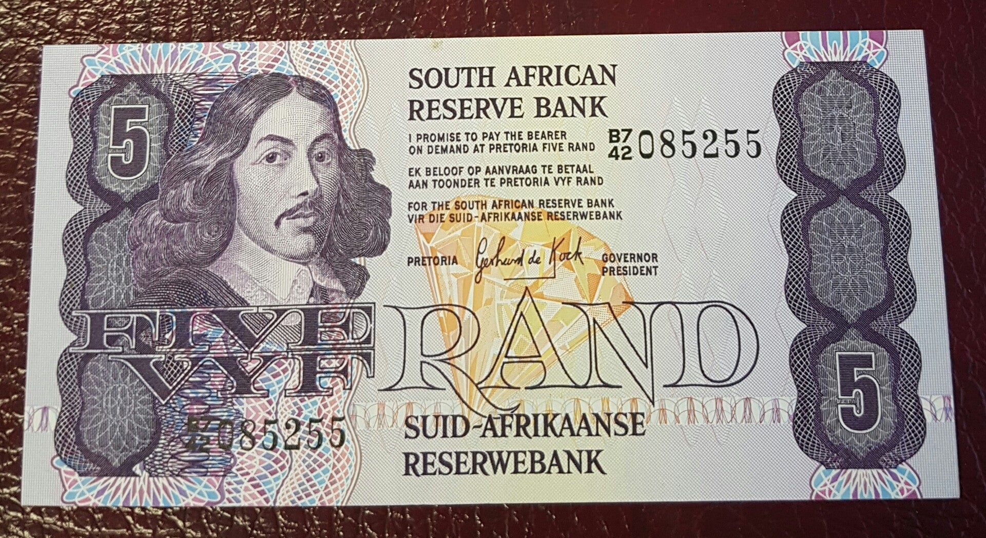 FIVE RAND 1984 3rd ISSUE  - GPC de KOCK
