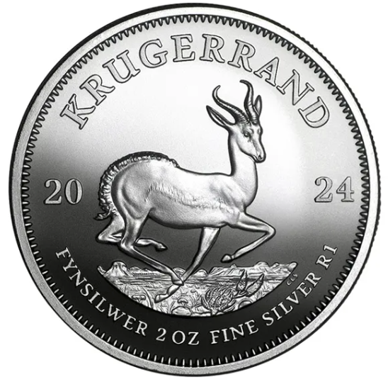 2024 TWO OUNCE PROOF SILVER KRUGERRAND